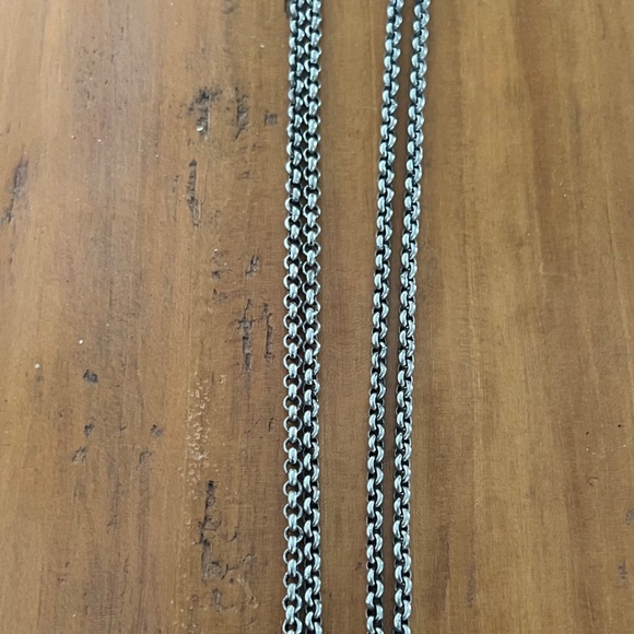 Choker Necklace With A Heart Pendant - (8" when clasped) - Picture 14 of 15